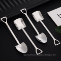 New Design Shape Small shovel Coffee watermelon Spoon  Stainless Steel Small Tea Spoon for Wedding Favors